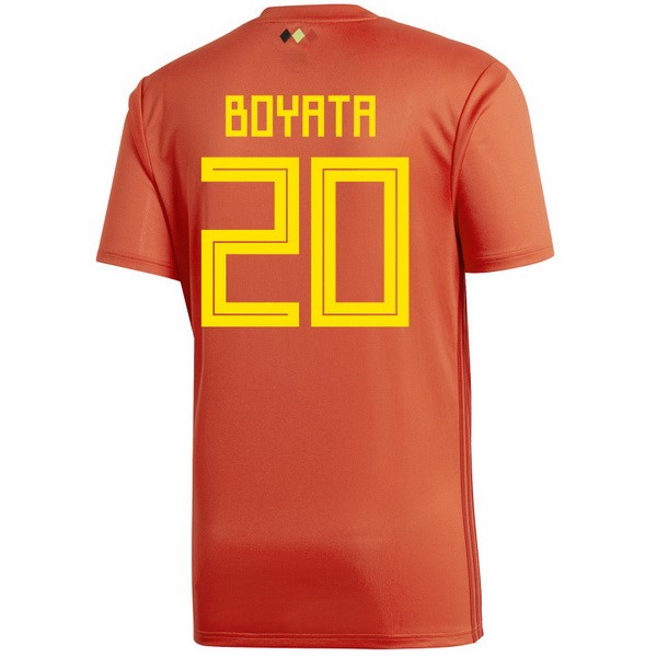 Camiseta Bélgica 1ª Boyata 2018 Rojo